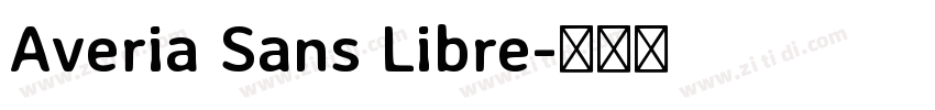 Averia Sans Libre字体转换